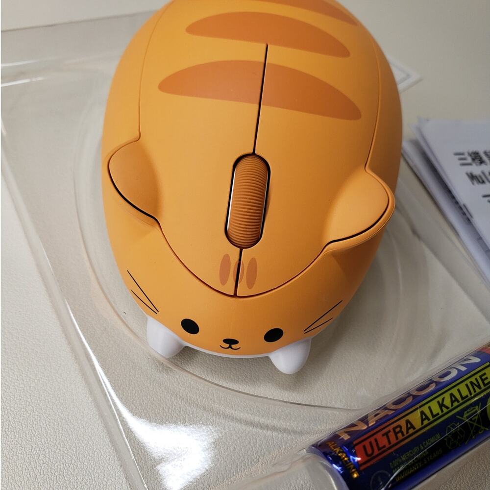 Cat Theme Wireless Gaming Mouse, Tri-Mode Mouse BT3.0/BT5.0/2.4G, Cute Optical C